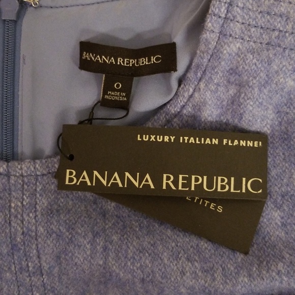 Banana Republic Italian Flannel Dress, Size 0 - Picture 3 of 5